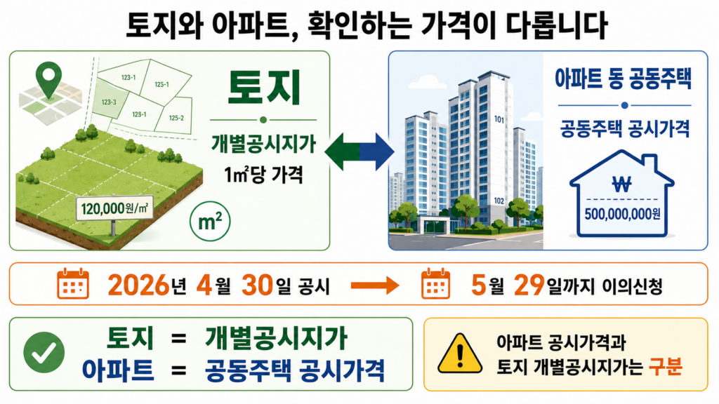 공시지가 확인