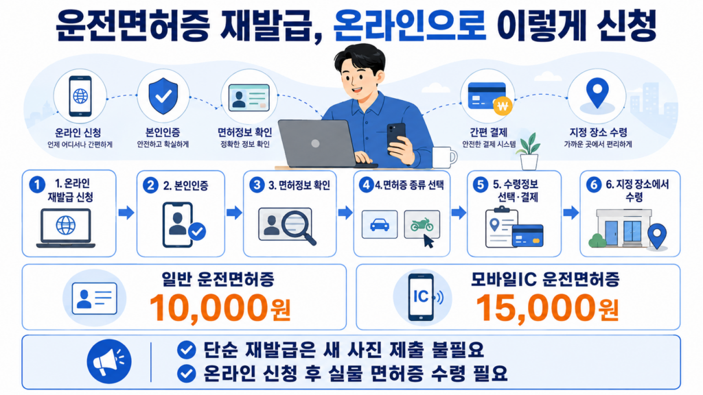 운전면허증 재발급