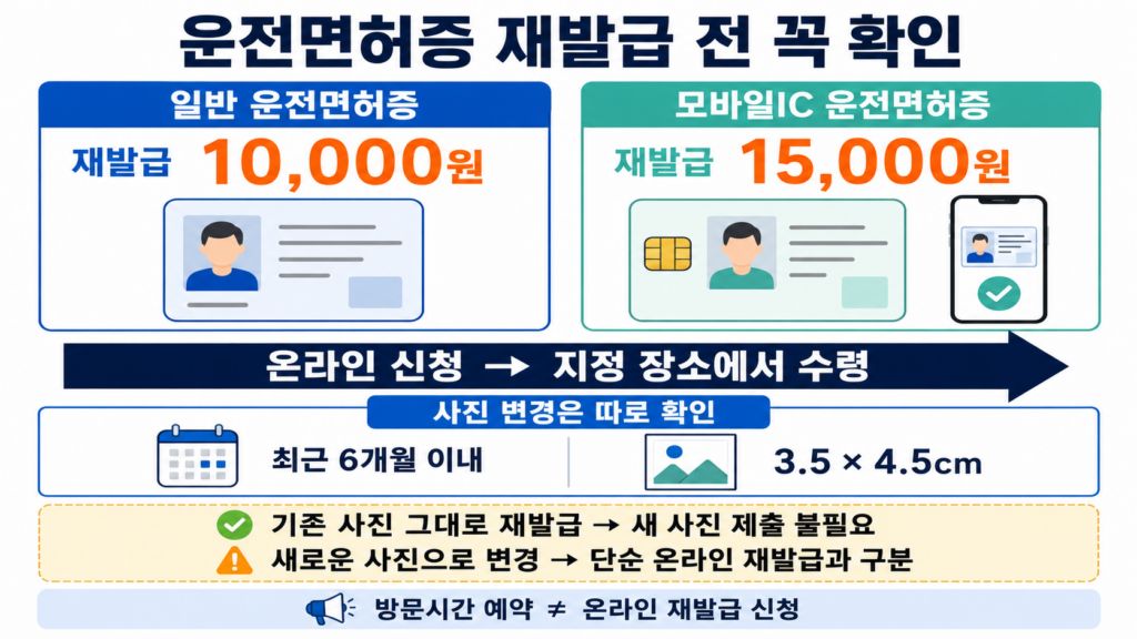 운전면허증 재발급