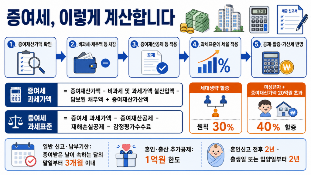증여세 계산기