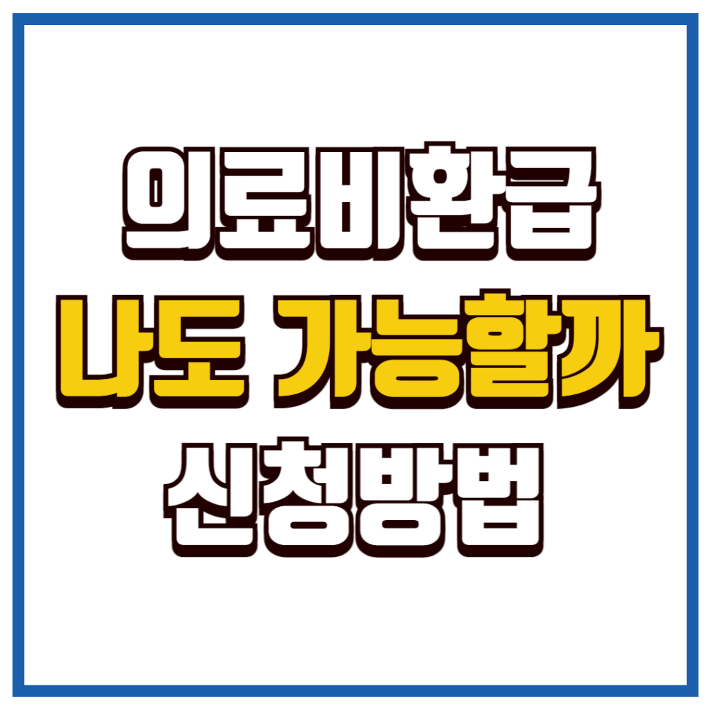의료비환급 조회