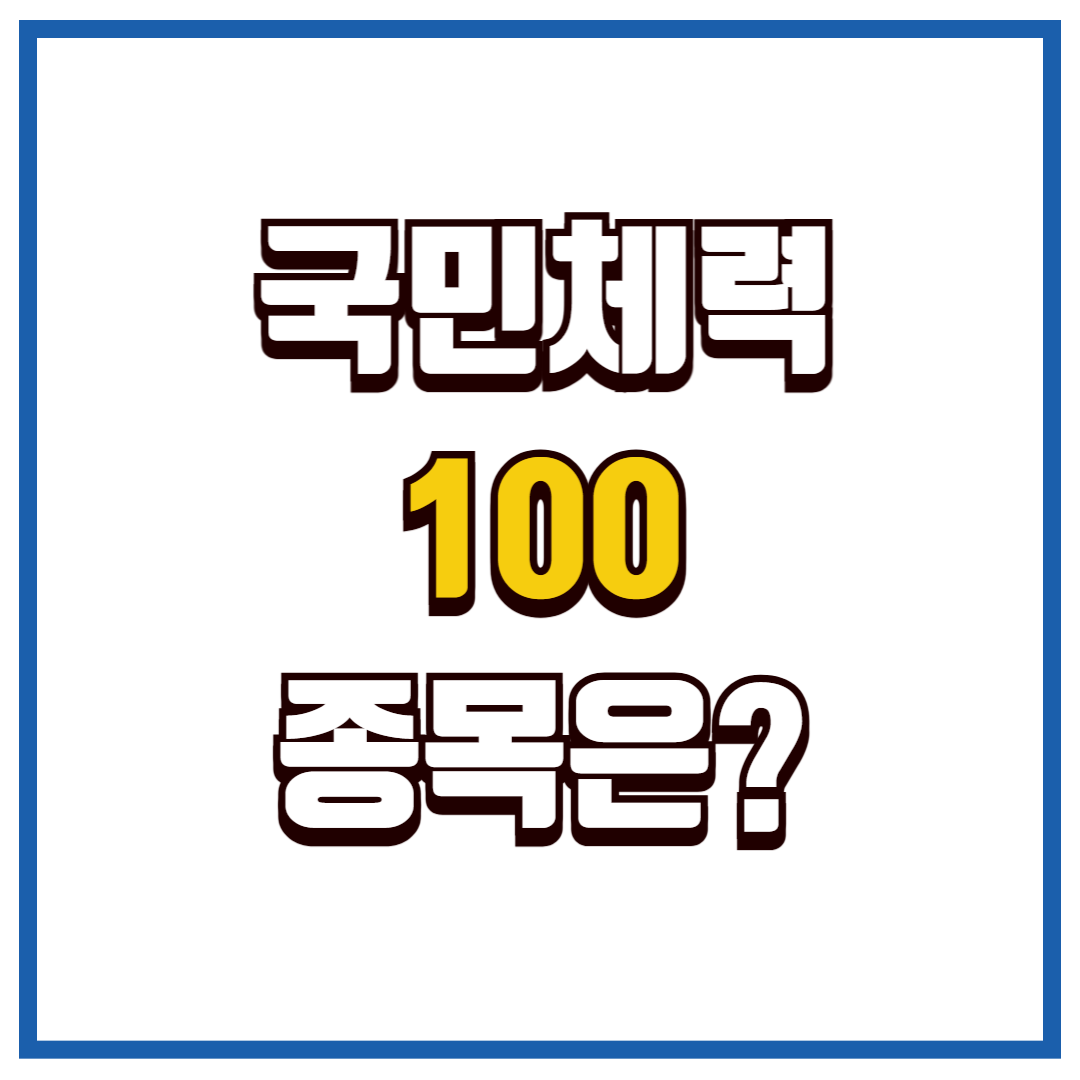 국민체력100