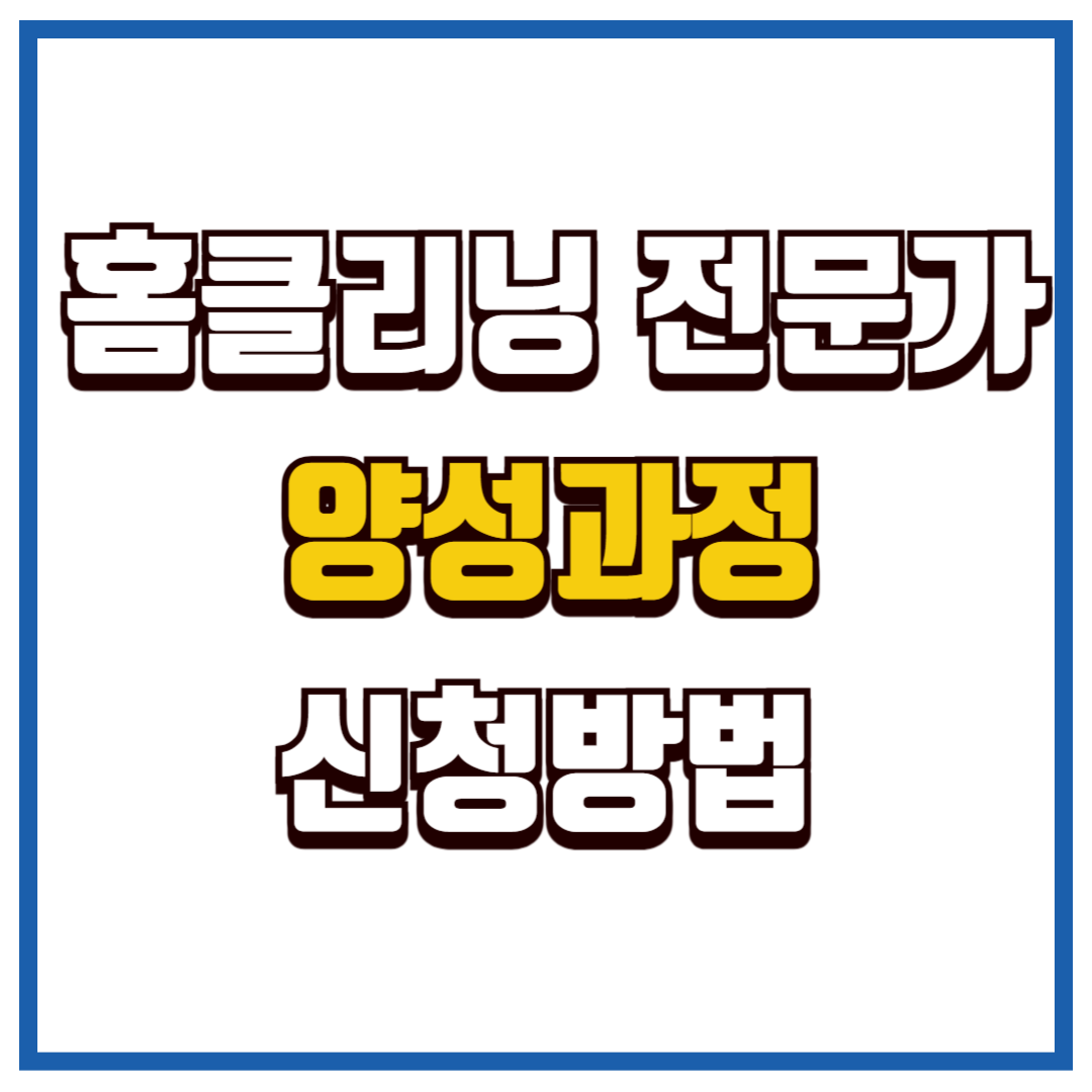 홈클리닝 전문가